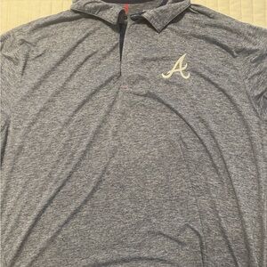 Men's Blue Atlanta Braves Polo